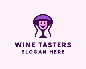 Jellyfish Wine Glass logo