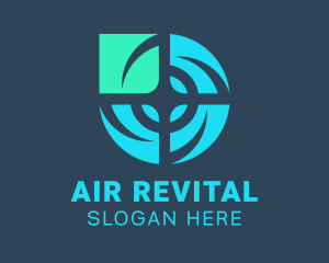 Propeller Fan Ventilation  logo design