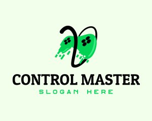 Green Pixelated Controller  logo