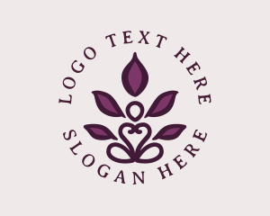 Floral Lotus Wellness Logo