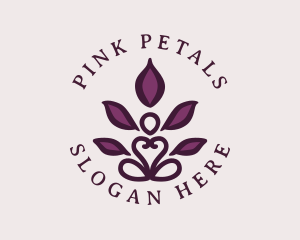 Floral Lotus Wellness logo design