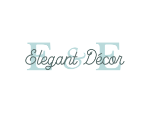 Elegant Wedding  Event logo design