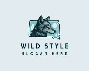 South Dakota Wild Coyote logo design