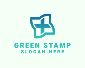 Green Medical Cross logo design