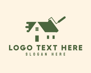 Green Paint Roof logo