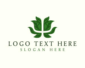 Psychology Wellness Leaf logo