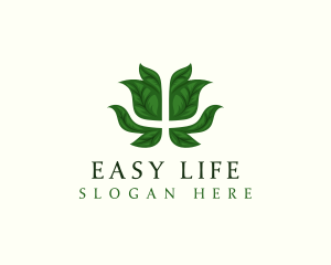 Psychology Wellness Leaf logo design