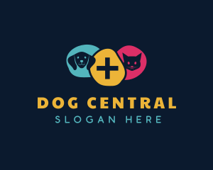 Puppy Cat Veterinary logo design