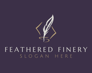 Novelist Feather Quill logo