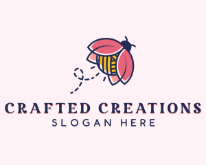 Handicraft Crochet Yarn logo design