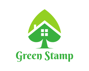 Green Spade House logo design