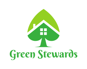 Green Spade House logo design