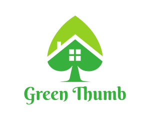 Green Spade House logo design