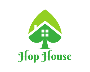 Green Spade House logo design