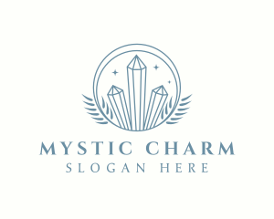 Mystic Nature Crystals logo design