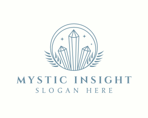 Mystic Nature Crystals logo design