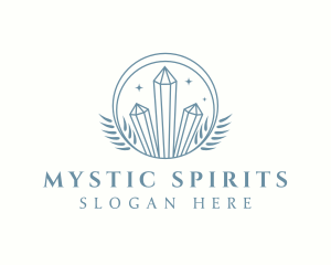 Mystic Nature Crystals logo design