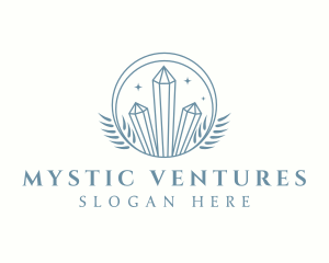 Mystic Nature Crystals logo design