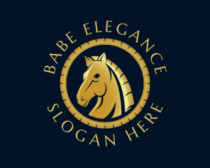 Elegant Horse Mane logo design