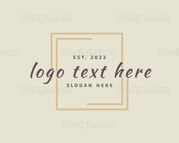 Elegant Luxury Square Logo