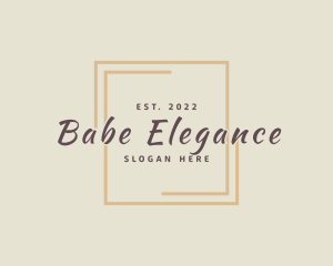 Elegant Luxury Square logo design