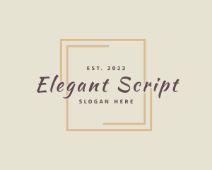 Elegant Luxury Square logo design