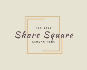 Elegant Luxury Square logo design