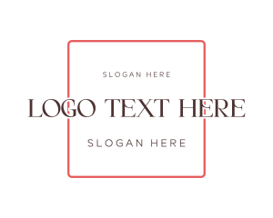 Simple Fashion Clothing Logo