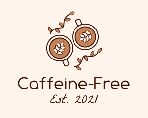 Organic Coffee Cups logo design