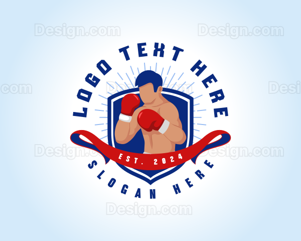 Sports Boxer Shield Logo