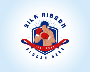 Sports Boxer Shield logo design