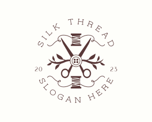 Sewing Shears Thread logo design