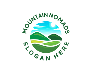 Nature Mountain Environment logo design