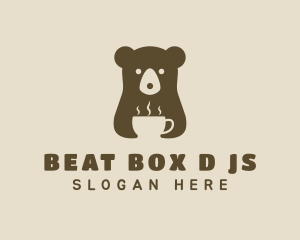 Brown Cafe Bear  logo