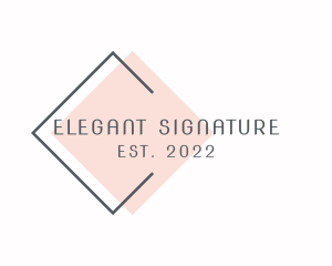 Elegant Fashion Boutique logo design