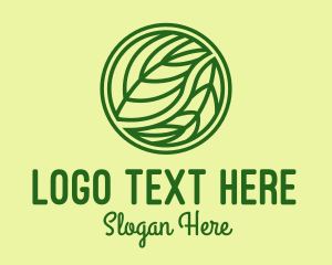 Organic Green Leaf logo