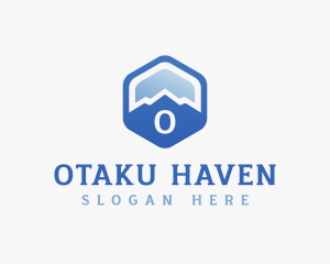 Mountain Hexagon Trekking logo design