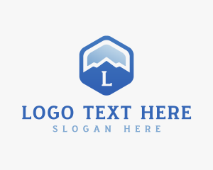 Mountain - Mountain Hexagon Trekking logo design