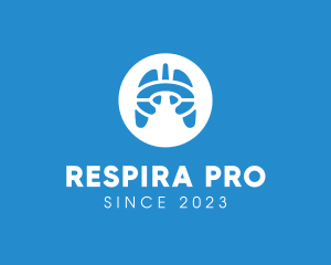 Medical Respiratory Lungs logo design