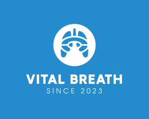 Medical Respiratory Lungs logo design