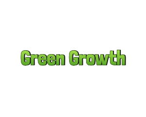 Green Cartoon Wordmark logo design