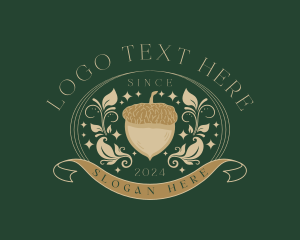 Forest Leaf Acorn logo