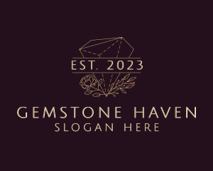 Flower Gemstone Boutique logo design