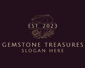 Flower Gemstone Boutique logo design