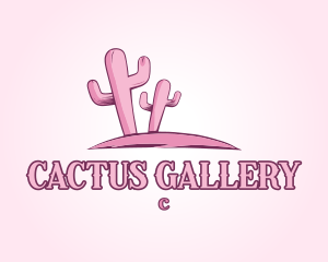 Pink Cactus Desert logo