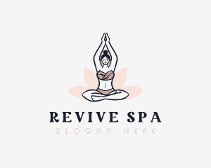 Lotus Meditation Wellness logo design