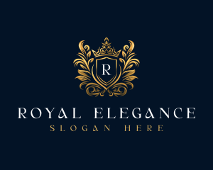 Royal Crown Crest logo design