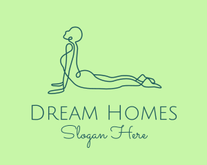 Yoga Stretch Pose logo