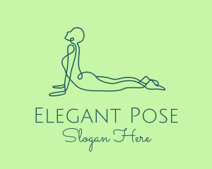 Yoga Stretch Pose logo