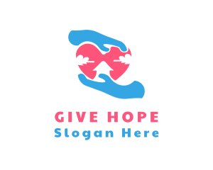 Hand Shelter Charity logo design